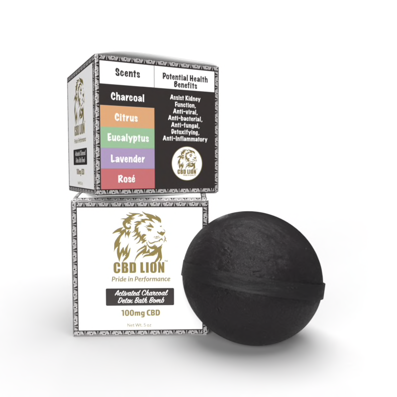 Charcoal CBD Bath Bomb